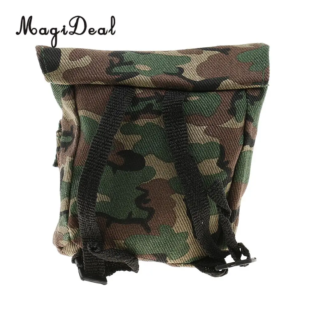 MagiDeal 1/6 Scale Soldiers Jungle Camouflage Backpack Shoulder Bag Model DIY for 12 Inch Action Figure Accs