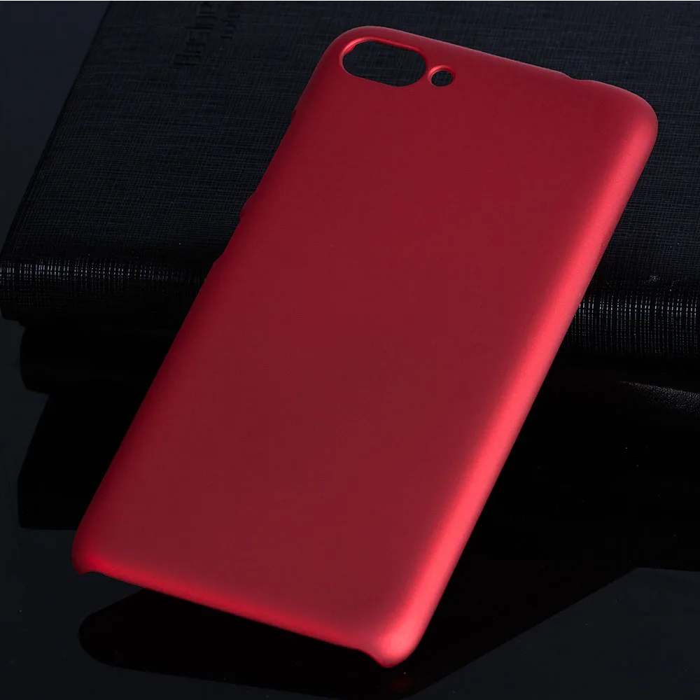 Матовая Пластик Coque 5.5For Asus Zenfone 4 Max Zc554Kl чехол для Asus Zenfone 4 Max Plus Zc554Kl телефона чехол-лента на заднюю панель - Цвет: Red