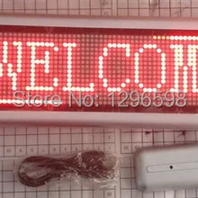 Горячая Новое поступление графика красный 18 мм Крытый мини Usb светодиодный настольный дисплей, светодиодная цифровая доска 10,5 см x 30 см