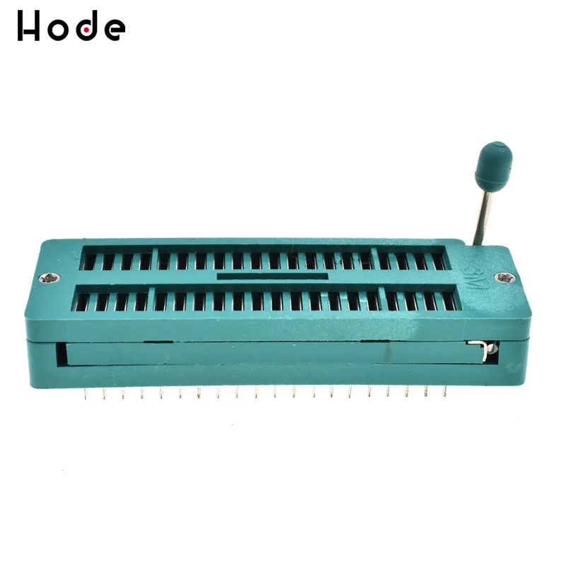 1 шт./лот 16 20 28 32 40 Pin 2 54 мм Green DIP Универсальный ZIF IC тестовый Тип паяльной