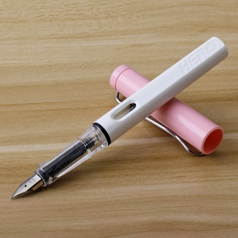 1Pc Xmas Hero 359A Plastic China Fountain Pen Fine Nib 0.5mm/0.38mm Writing Gift 