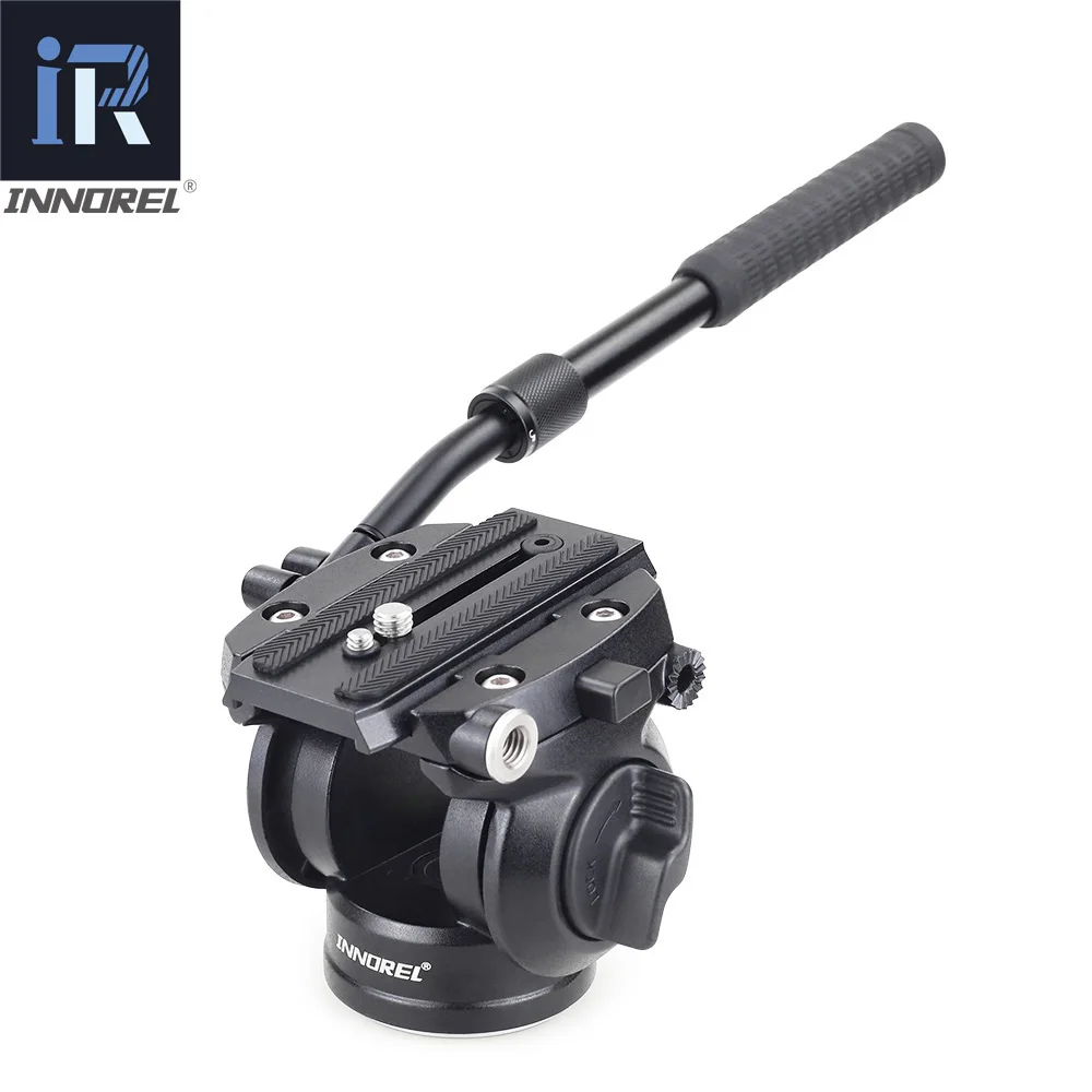 

INNOREL H70 Panoramic Video Hydraulic Fluid Tripod Head for Camera Tripod Monopod Slider Stabilizer with Quick Release Plate