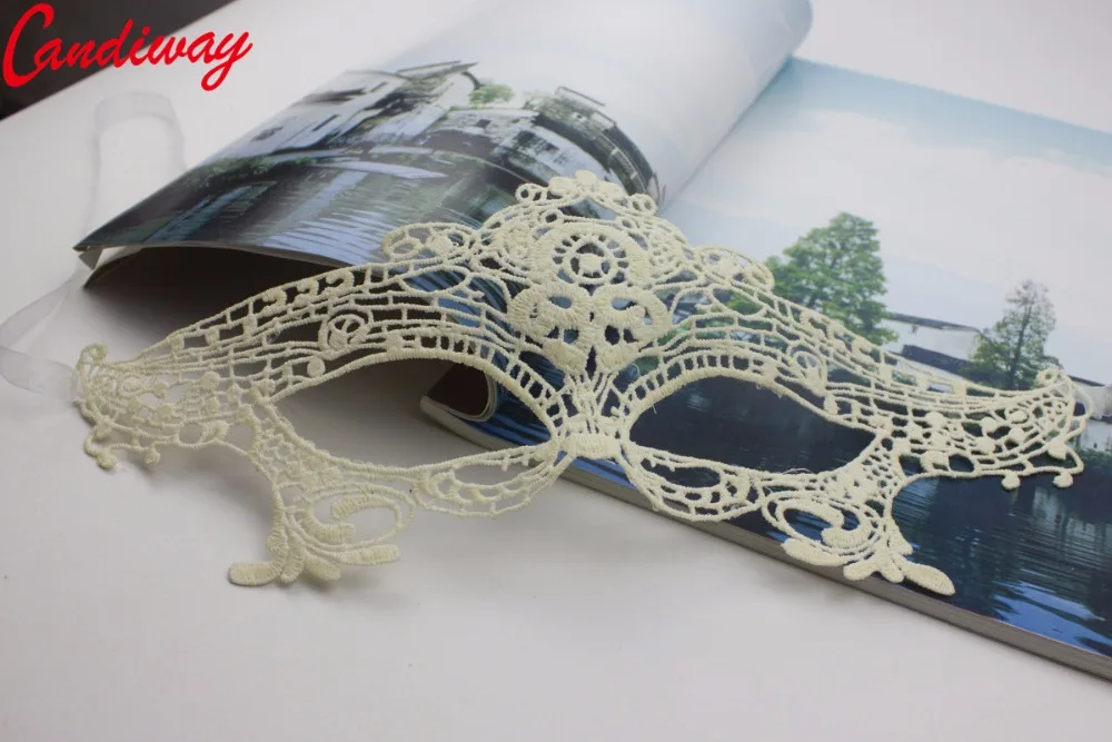 Candiway БДСМ косплей Сексуальная кружевная маска Девушки Женщины ролевые Вечерние Маски для лица мяч вечерние ночной жизни танцы Вечерние