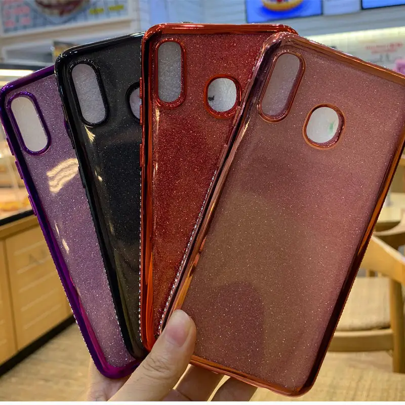 Glitter Diamond Bling Soft TPU Case Cover on sfor Samsung A10 A20 A30 A50 A40 A70 A60 M10 M20 M30 Shiny Silicon Phone Capa Coque (1)