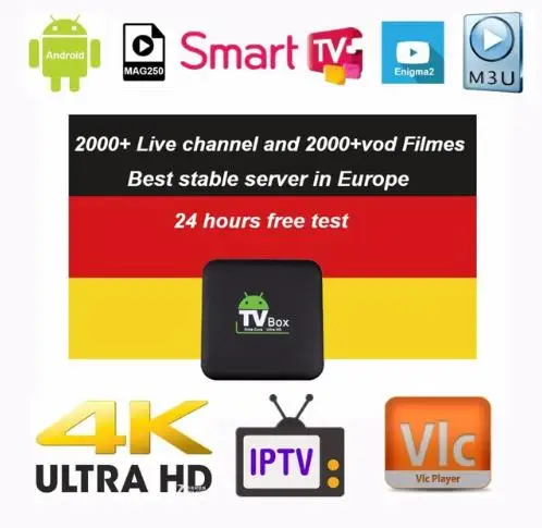 

IPTV German M3U Subscription Enigma2 German Mediaset Abonnement Smart Live Streaming TV