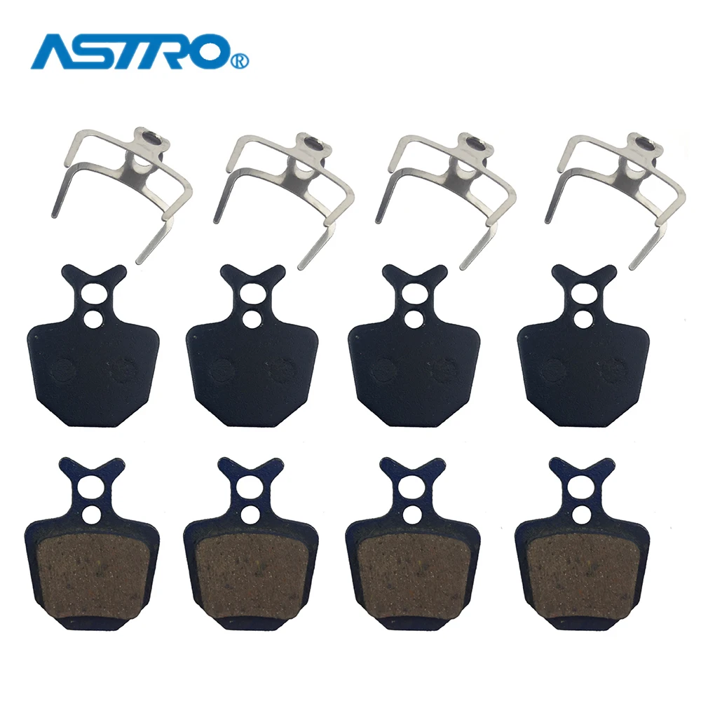 

4 Pair MTB Bike Brake Pad Semi Metallic Resin Bicycle Disc Brake Pads Bike Parts For GIABT TWINS DA6 DA7 FORMULA ORO K18 K24