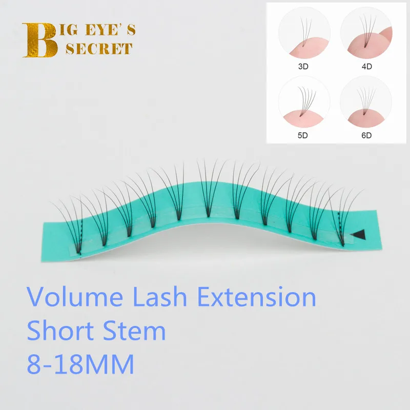 

Soft Volume Fans 8-18mm Short Stem Individual Lash Extension Premade Fans False Eyelash Synthetic Hair Premade Volume Fans Lash