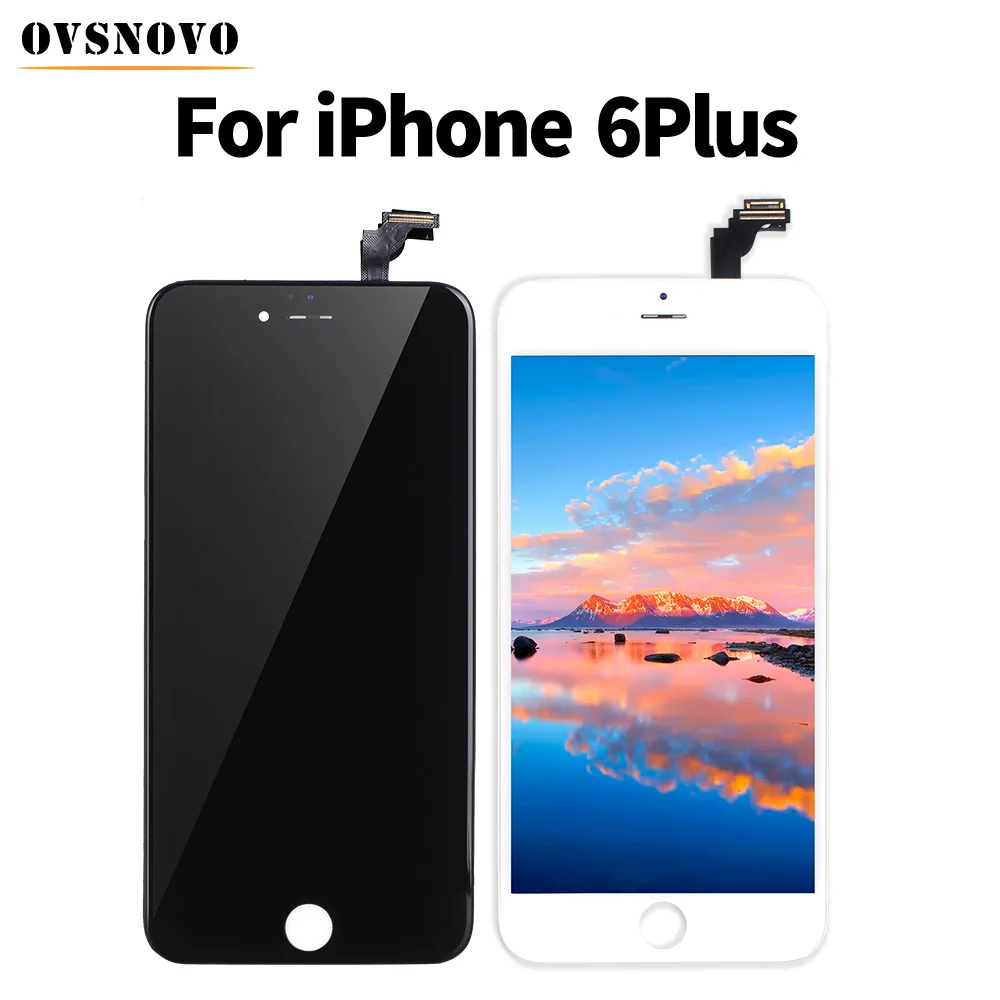 5 шт. ЖК дисплей ecran для iPhone 6 сменный экран 6s дигитайзер сборка + закаленное стекло