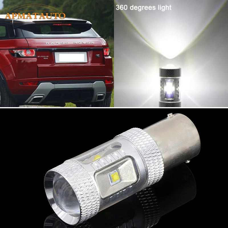 

2x 6000K White Canbus Error Free XBD chips LED Car Reverse Bulb Rear Light For LAND ROVER Freelander Defender Discovery Range