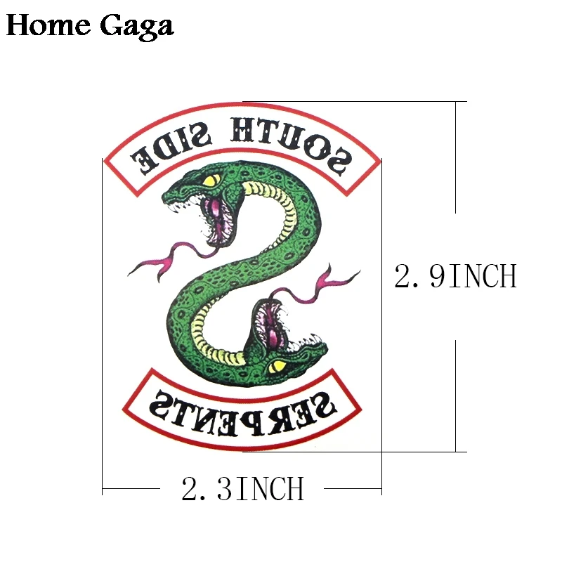 Homegaga 2 قطعة Riverdale DIY المؤقتة الجسم الفن الفقرة النساء الكتف الذراع نقل الوشم ماكياج ملصقات حزب تأثيري D1073 Homegaga 2 قطعة Riverdale DIY المؤقتة الجسم الفن الفقرة النساء الكتف الذراع نقل الوشم ماكياج ملصقات حزب تأثيري D1073