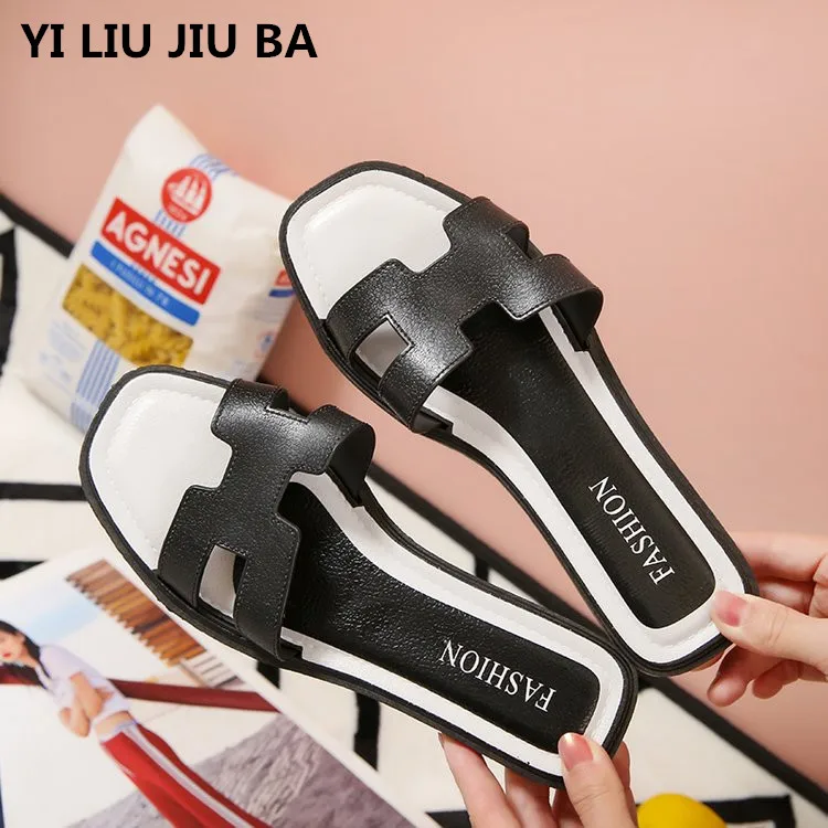 

slippers women slippers sandals Flip Flops women outdoor Indoor slip on flats Casual Comfortable Slides Flip Flops sandals *126