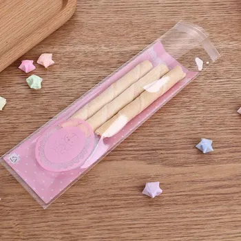 

100pcs Creative Plastic Bread Food Gift Self Adhesive Lovely Bakery Retail Packaging Biscuit Cookie Long Package Gift Bag