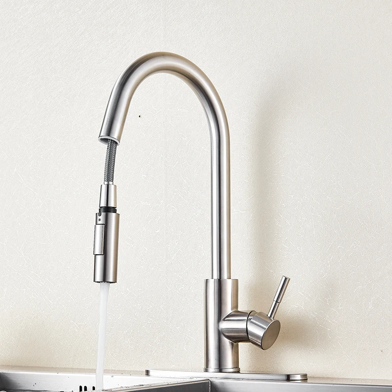 Poiqihy Stainless Steel Sensitive Touch Control Faucet Mixer Pull Poiqihy Stainless Steel Sensitive Touch Control Faucet Mixer Pull Out Sense Kitchen Tap In Faucets From Home