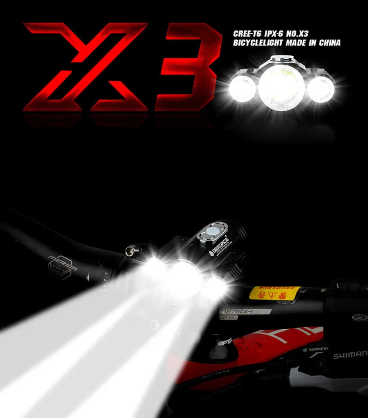 Top Bicycle Light Adjust Angle 3x XML-T6 LED 10000LM USB Rechargeable Power Bank Cycling Torch Bike Light Lamp Bike Accessories 9 Top Bicycle Light Adjust Angle 3x XML-T6 LED 10000LM USB Rechargeable Power Bank Cycling Torch Bike Light Lamp Bike Accessories 9