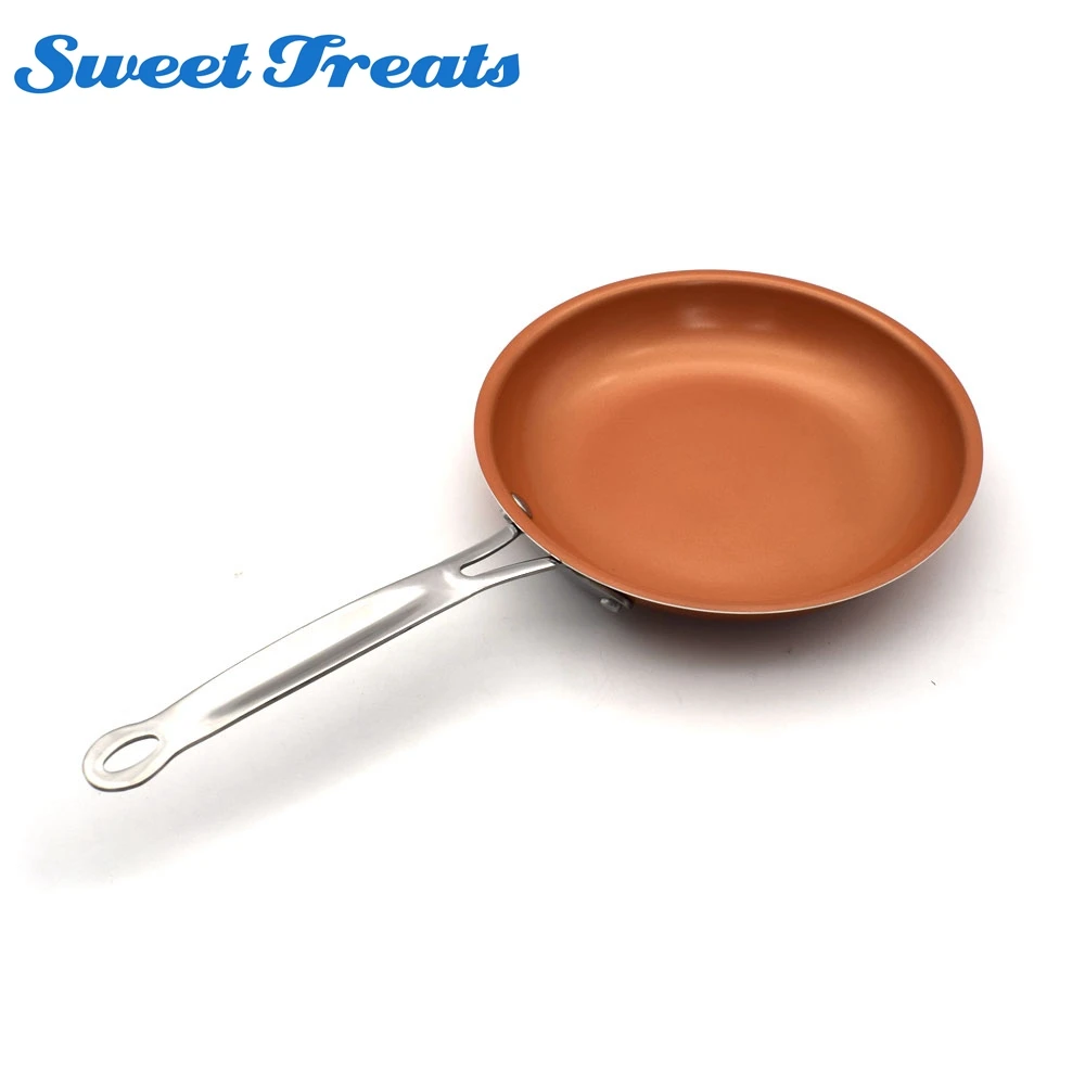 

8 inch Non-stick Copper Frying Pan with Ceramic Coating and Induction cooking