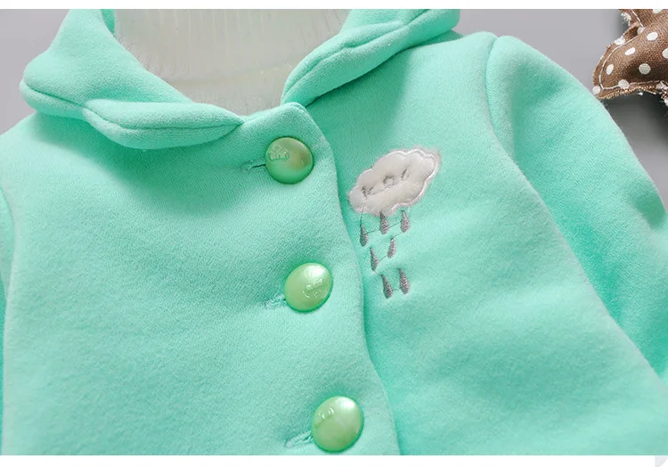 Детская куртка для девочек осенне-Весенняя Куртки кардиган для малышей Топы Bebe хлопок пальто Детская верхняя одежда с героями мультфильмов симпатичная одежда для девочек