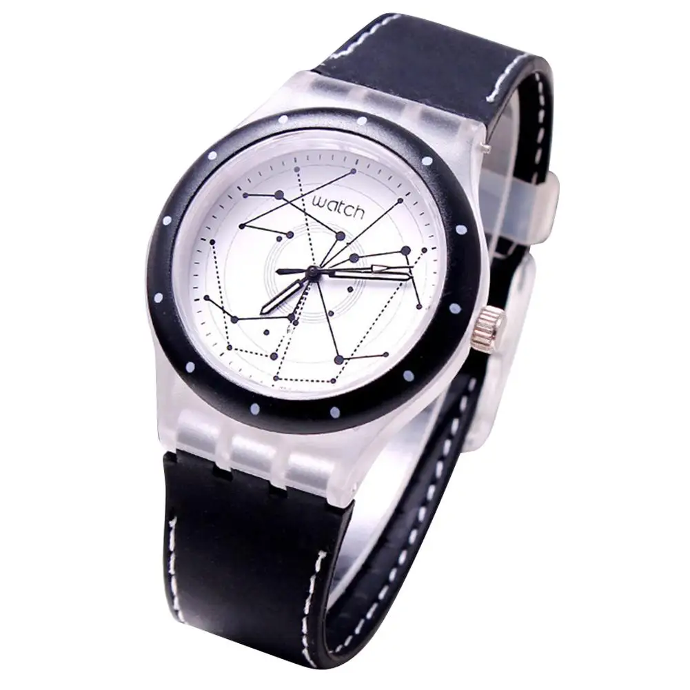 

Fashion Students Boys Star Line Round Dial Analog Quartz School Wrist Watch Relojes