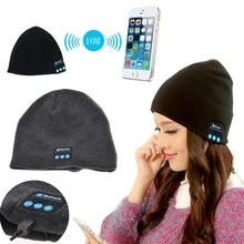 Caps Wireless Bluetooth headphones Music hat Smart Headset sports earphone Beanies winter Hat with Speaker Mic for iOS Android sport wireless bluetooth headset music hat colorful smart cap headphones beanie warm winter hat with speaker mic earphones