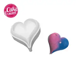 Новый 3D в форме сердца силиконовые торта Брендовые украшения торта инструменты сердца формы для выпечки силиконовые формы для торт