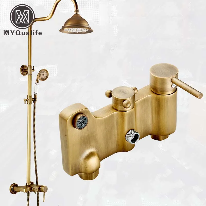 Good Quality brass 3 functions Shower Column Single Handle Shower Mixer Faucet Wall Mounted with