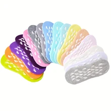 CKAHSBI спортивные носки женские носки для йоги антискользящий тренажерный зал хлопковые носки для фитнеса танцев лодыжки сцепление дышащая эластичность Красочные 1 пара