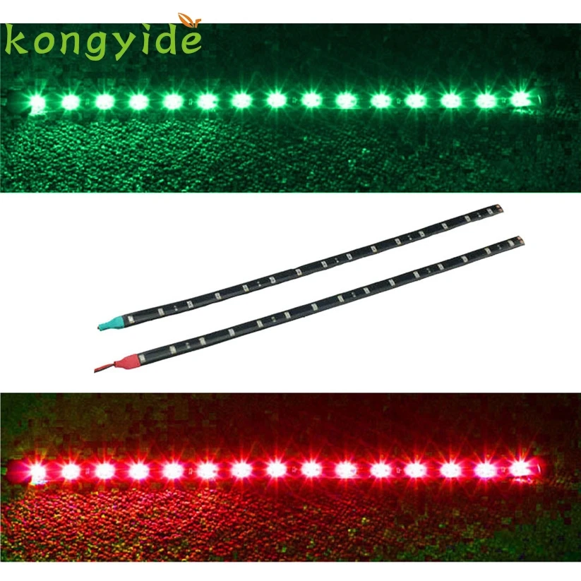 

2x Boat Navigation LED Lighting RED & GREEN Waterproof Marine LED Strips ja 7