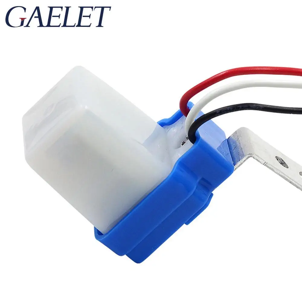 

AC 220V Switch Automatic Auto On Off Photocell street Light Switch 50-60Hz 10A 12V 24V Photo Control Photoswitch Sensor DC