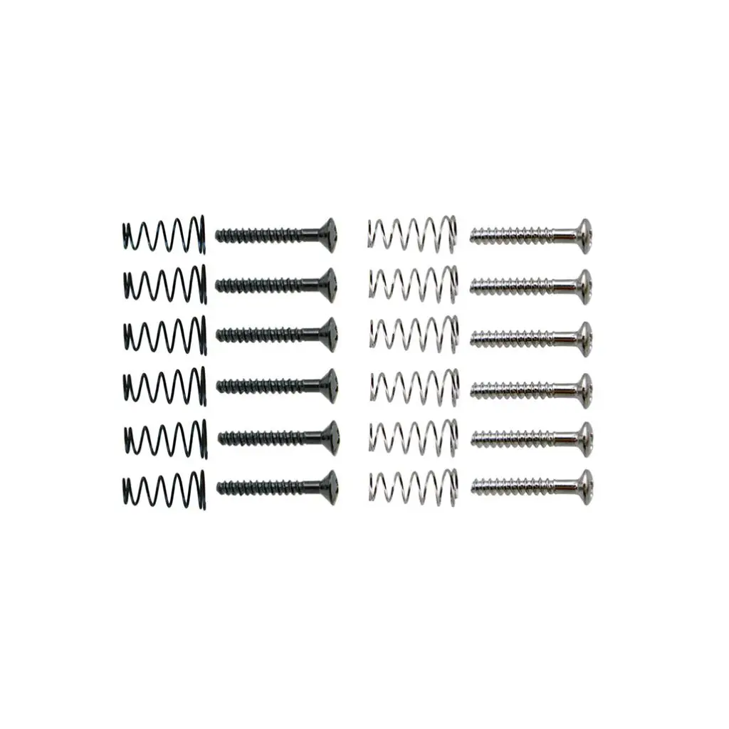 12 Pieces Single Coil Humbucker Pickup Springs Screws for Electric Guitar Replacement 12 Pieces Single Coil Humbucker Pickup Springs Screws for Electric Guitar Replacement