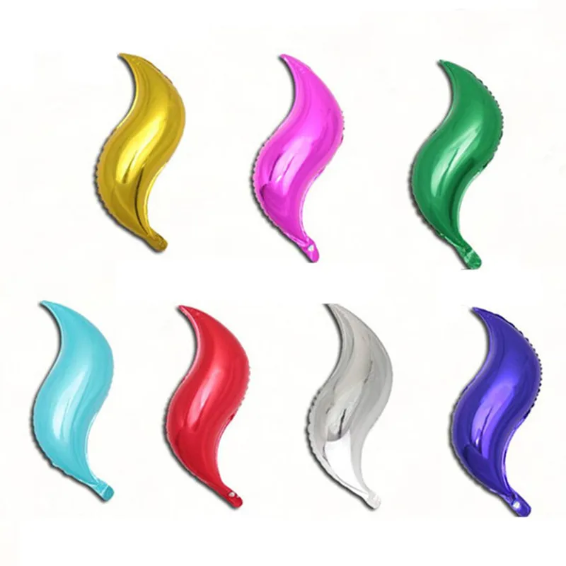

New Style 5pcs/lot 18inch S-shaped Foil Balloon Multicolor Inflatable Air Birthday Party Wedding Bar Venues Decoration Supplies