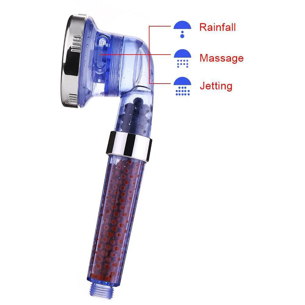 

Shower Head Handheld PC Shower Head Set High Turbo Pressure Shower Head Bathroom Hand Large Rainfall Water Saving Filter K716