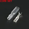 100pcs/lot Female Spade Connector 2.8 /4.8 /6.3 Crimp Terminal with Insulating Sleeves For Terminals 22-16AWG ► Photo 3/6