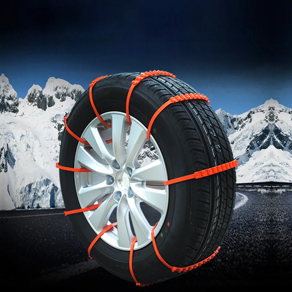 Car Anti skid chain 1/5Pcs Winter Anti skid Chains for Car Snow Mud