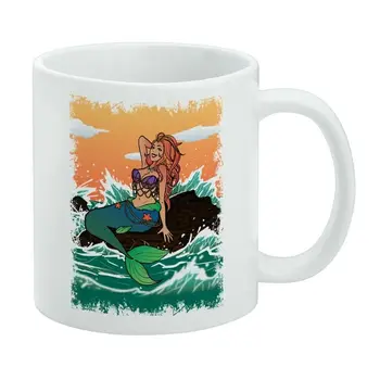 

Sexy Mermaid on Rock Mug