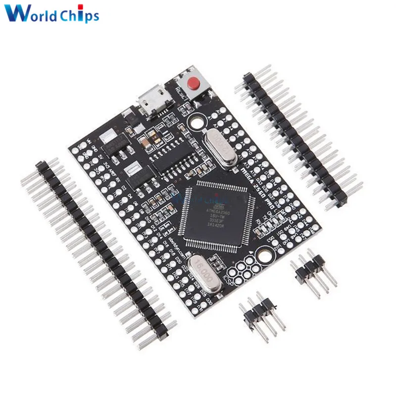 

MEGA 2560 PRO Embed CH340G/ATMEGA2560-16AU Chip with Male Pinheaders Compatible for Arduino Mega2560 Micro USB xpansion Module