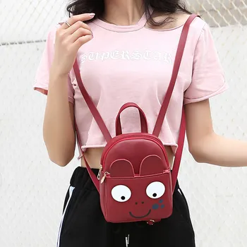 

Female backpack Fashion Lady Shoulders Small Backpack school bag Letter Purse Cartoon Phone Bag mochila feminina mujer 2020