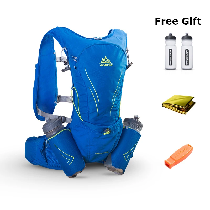 AONIJIE C929 hidratación ligera mochila bolsa para 3L agua de la vejiga para senderismo Camping corriendo maratón carrera deportes - 2