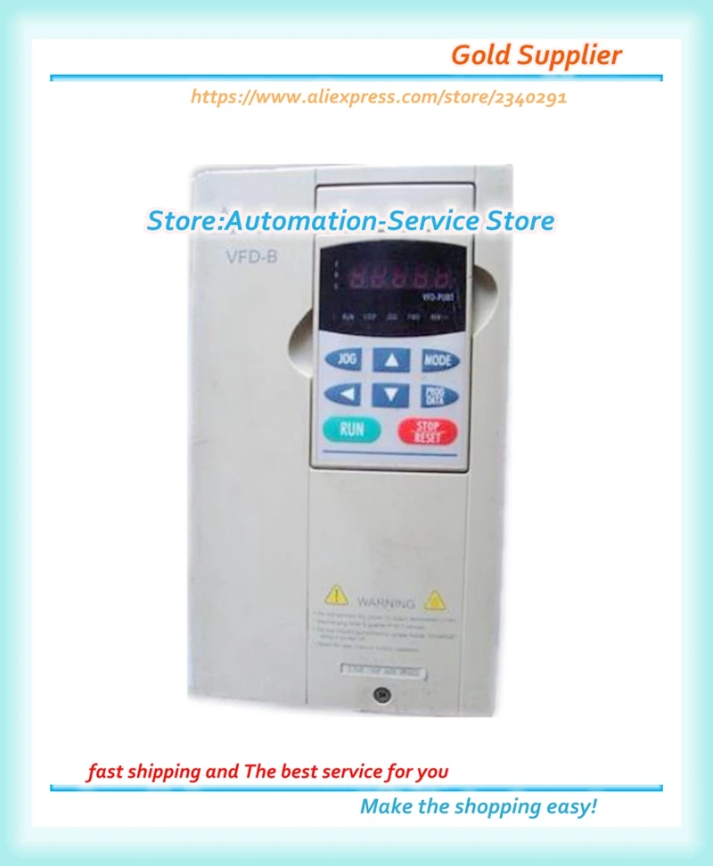 

Новый оригинальный Delta Inverter VFD-B Series VFD022B43A 380 кВт в