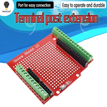 

Screw Shield 1.0 Standard Proto Screw Shield Assembled Prototype Terminal Expansion Board forArduino Opening Source Reset Button