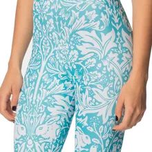 Джеггинсы JIGERJGOER с голубыми цветами, птицами, кроликами, обтягивающие женские джеггинсы для бега, эластичная одежда для спортзала, спортивные Леггинсы, штаны для фитнеса