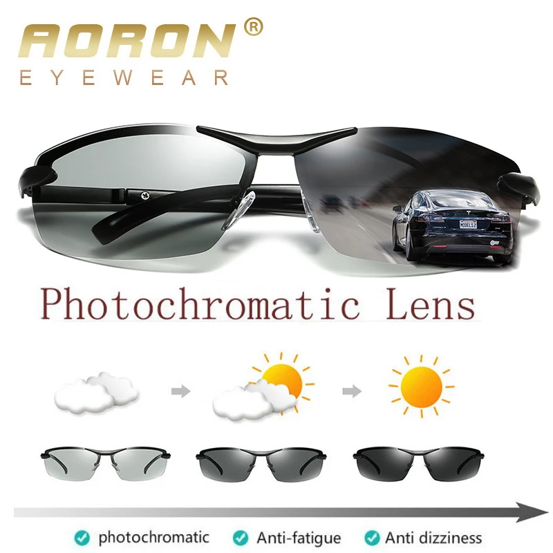 Photochromic Glare Polarized Aoron Eyewear 1