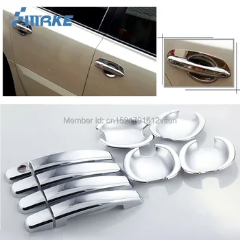 

smRKE For Renault Koleos Car Chrome Door Bowl Cover Stickers Interior Decoration Sequins Brand Auto Accessories Styling