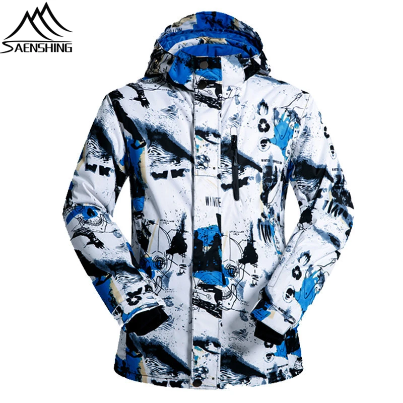 

SAENSHING Brand Ski Jacket Men Waterproof Skiing Snowboard Jacket Outdoor Hiking Camping Snow Coats Mountaineering sportswear