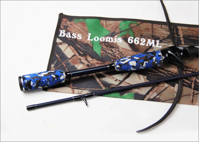 Free Shiping Bass Fishing Rod Casting Fishing Pole Rod Carbon Material198cm 6'6'' 7' 210cm ML Fishing Fackle