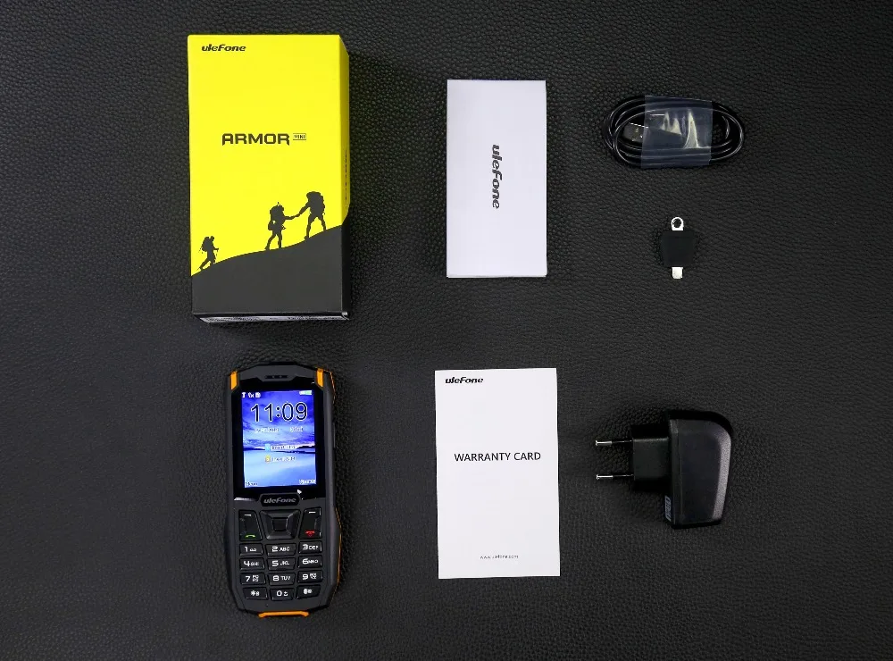 Ulefone Armor Мини Прочный водонепроницаемый ударопрочный открытый мобильный телефон IP68 беспроводной fm-радио 2," 2500 мАч две sim-карты мобильного телефона