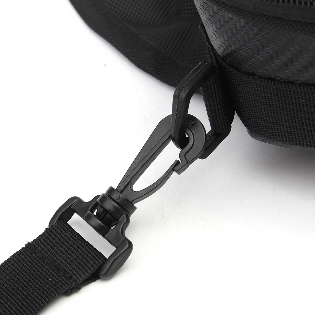 Motorcycle Tank Bag, Water Resistant with Four Magnetic Gas Oil Fuel Tank Bag Black Bigger Window for Short Trip