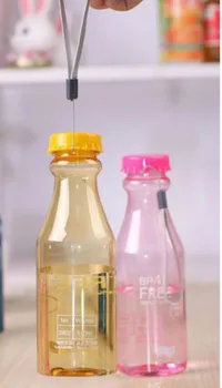 

BRIDAY 30pcs Candy Colors Unbreakable water bottle 550mL BPA Free Portable Water Bottle for Travel Yoga Running Camping@3