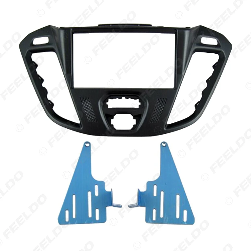 Автомагнитола FEELDO 2DIN панель с рамкой для 2013 Ford Transit Пользовательская установка