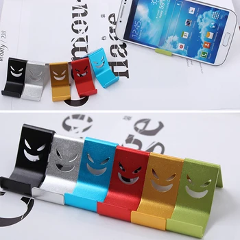 

Cute Portable Metal Stand Holder For Cellphone iPhone 6 Colors 20pcs/lot Free Shipping