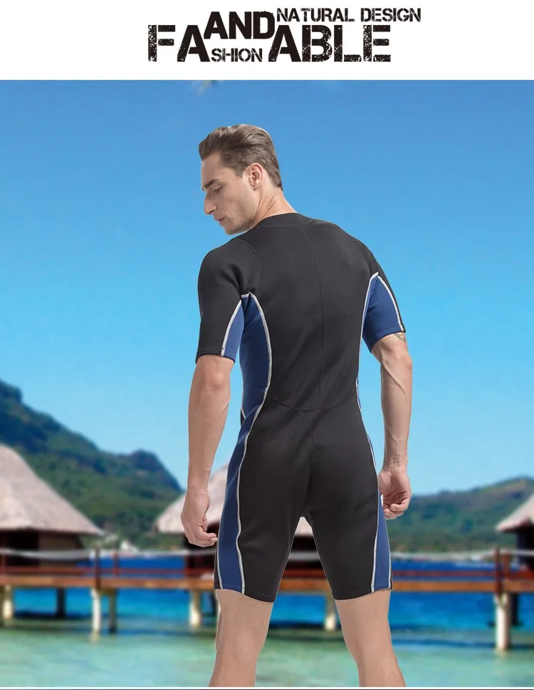 SBART 2 мм костюм для серфинга из неопрена цельный костюм для дайвинга круглый купальник с воротником плавательный костюм для дайвинга для мужчин Wo s Rashguard