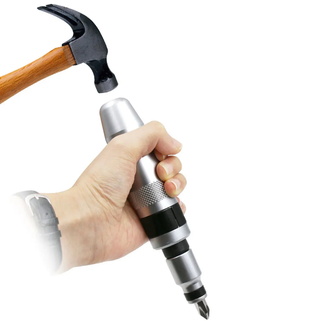 Miglior 7pcs Multi purpose Heavy Duty Shock vite Driver di Perforazione Punte Strumenti di Kit Presa di Impatto Cacciavite Set Con Il Caso piatto